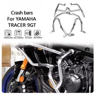 Tracer 9GT Crash Bar Upper & Lower Crash Guard 304 Stainless Steel Engine Guard Fall Protection Bump