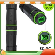 etheIP68 Waterproof SC Single Core Fiber Optical Adaptor Extend Fiber Optic Cable Length for LC Fibe