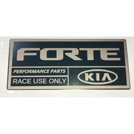 kia forte emblem METAL performance parts race use only