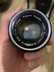 NIKON 尼康 Nippon Kogaku NIKKOR-S Auto 50mm f1.4 手動對焦鏡頭