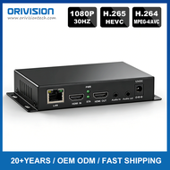 ORIVISION HDMI Video Encoder Low Latency 1080P H.265 H.264 Live Streaming RTMP RTSP SRT for YouTube