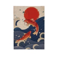 Japanese Style Small Hanging Curtain Kitchen Doorway Flag Curtain Izakaya Hanging Household Partitio