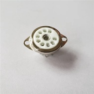 1pcs Ceramic Tube Socket Amplifier Small 9 pin scaffold GZC9-C for 12AX7 12AT7 12AU7 ECC83 6P1 6N2 T