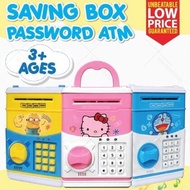 Cartoon Atm Coin Password Saving Money Bank Box for Kid