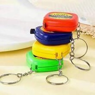 4/8/12pcs 1m/3.3ft Retractable Key Chain Tape Measure - Stainless Steel Compact Pocket Ruler With Du