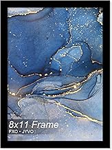Fxojyvo 8x11 Picture Frame, Black Frame for 8 x 11 Inch Picture Poster Photo, Light Weight and High 