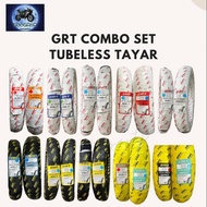 GRT COMBO SET TUBELESS TAYAR - BUNGA SPORT RIM & BUNGA ROSSO