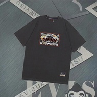 T-shirt Evisu/T-shirt Evisu T-shirt lelaki dan wanita T-shirt bercorak Baju lengan pendek Baju mewah
