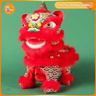 Homyl Electric Lion Dance Toy Lunar New Year Shaking Head Lion Dance Lion Doll Figure for Girls