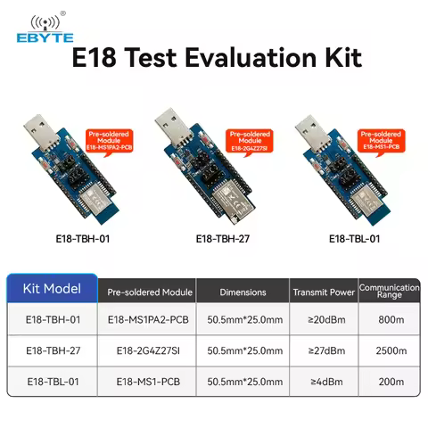 CC2530 USB to TTL UART CH340G Test Board Kit ZigBee Module 2.4GHz EBYTE E18-TBH-01 E18-TBH-27 E18-TB
