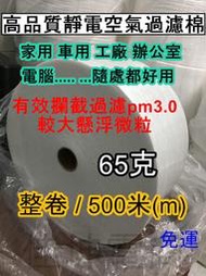 過濾棉 空氣濾網 靜電 濾網 寬32cm 整卷長:500米 3M 小米 口罩 靜電濾網 SHARP Honeywell