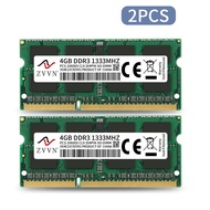 หน่วยความจำแล็ปท็อปอัพเกรด8GB 2X4GB PC3-10600 DDR3 1333 MHz โน๊ตบุ๊คหน่วยความจำ RAM สำหรับ IBM IdeaPad Z580