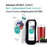 JustNature Premium Organic Aronia Berry Juice Concentrate 750g,  100% Natural Organic Polish Aronia Berries, Korean Healthy Fruit Juice Drink