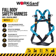 WORKGard WGF512 Full Body Safety Harness EN361 SS528 Front Dorsal Fall Arrest Reflective