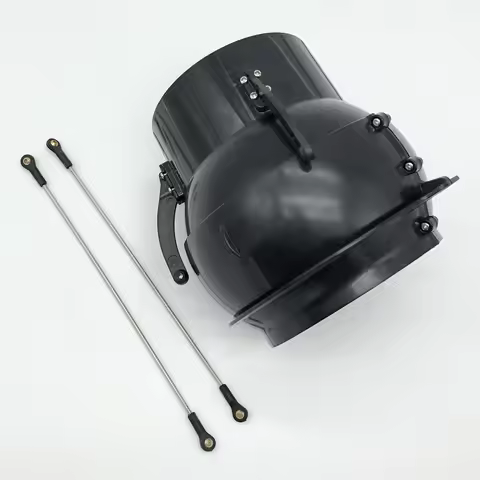 360 Degree Vector Thrust Nozzle Use For 90mm EDF Jet Plane Model Freewing