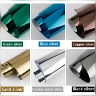 Oneway colored window film black silver window film/ heat-resistant sparta window film/ silver silve