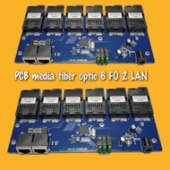Media Converter 6FO 2LAN Board only