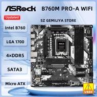 ASROCK B760M Pro-A WiFi Motherboard Intel B760 Motherboard LGA 1700 DDR5 256GB Hyper M.2 Wi-Fi 6E su