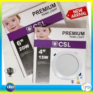 CSL LED PREMIUM Downlight - 4" 15W / 6" 18W / 20W -  ROUND Panel Recessed Ceiling light