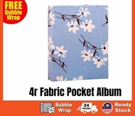 4R 200pcs Pocket Photo Album Fabric Cover (200pcs) Ready Stock