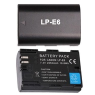 NATUREHIKE แบตเตอรี่กล้อง Canon LP E6 Li-ion Battery LP-E6 LPE6 2650mAh for Canon 6D 5D Mark III 5D