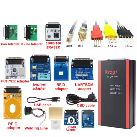 Hot V87 IPROG PRO Till 2019 Cars IMMO Key Programmer IPROG+ PLUS V85 V777 Airbag Reset ECU Diagnosti