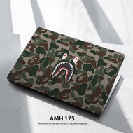 Laptop Skin Sticker Bape Camo Model - Decal Stickers For Dell, Hp, Asus, Lenovo, Acer, MSI, Surface,Vaio, Macbook