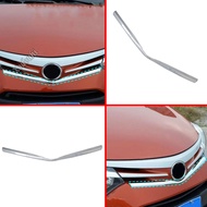 ♗Car Body Cover Bumper Engine ABS Chrome Trim Front Racing Grid Grill Grille Frame For Toyota Vios/Y