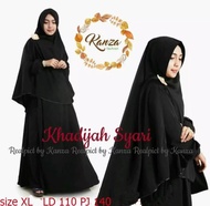 khadijah syari baju drees muslim kekinian/ gamis modern 2020 terlaris / BAJU MUSLIM WANITA TERBARU 2