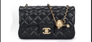Chanel 金球mini cf 20cm pearl crush mini flap bag