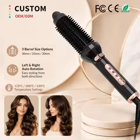Professional Hair Curling Iron, Portable Automatic Rotating Hair Curling Iron, Multi-Functional Fash