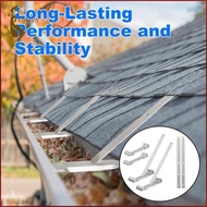 [kokiya] 5" Aluminum Gutter Hanger, Gutter Support Solution, Mounting Without Eaves