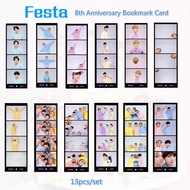 13 Unids/set BTS The 8th Anniversary Bookmark card festa Photocards