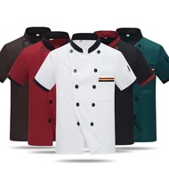 Chef Work Clothes Men's Long-Sleeved Chef Clothes Chef Clothes Catering Hotel Hotel Work Clothes Can