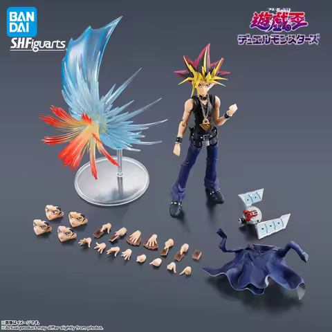 In stock Bandai Officially Licensed S.H.Figuarts Yu-Gi-Oh! Duel Monsters Yugi Muto AIBO Action Figur