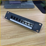 ST CAT5e 8 Port Patch Panel Supports Back CAT5e Unshielded for w Coded T568A B Wiring for RJ45  Cabl