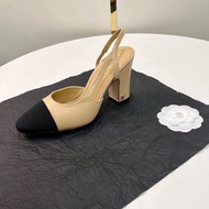 Chanel Classic French Style High Heels - 9cm Heel (Size Enquiries Welcome)