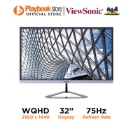 ViewSonic VX3276-2K-MHD-2 32" WQHD 2560 X 1440 75Hz Entertainment Monitor