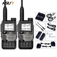 【2 PCS】HT KSUN UV60D HT Multi Band HT Abbree Full Band Unlock 5W  Wireless Decode/Copy Frequency Tal