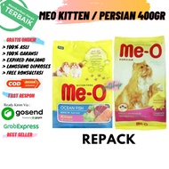 Me-o Meo Persia / Kitten Makanan Kucing Anak / Hairball Repack 400Gr - Kitten Persia