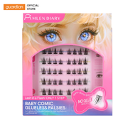 Mi Giả Tự Dính Pha Lê Đen Không Cần Keo Mlen Diary