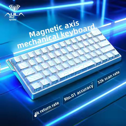 Aula Win60He Magnetic Switch Keyboard Wired Win 60 HE Mechanical Keyboard Esports Gamer Win68 Keyboa