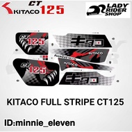 KITACO FULL STRIPE CT125 Kitako HONDA CT125 Sticker Set