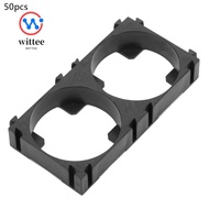 WITTEE 50pcs Lithium Battery Bracket, Shockproof Design Fixed Connection Clip Battery Pack Holder, S