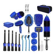 24pcs Car Detailing Brush Set Car Detailing BrushesCar Windshield Cleaning Tool Professional Cars Ca