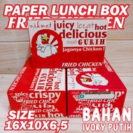 KFC 16X11 FRIED CHICKEN BOX FRIED CHICKEN BOX CHICKEN rice packaging full colorIVORY (KFC YKC)