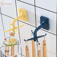 YOLOGO Seamless Hooks Home Organizer Multifunctional Kitchen Gadgets Storage Racks