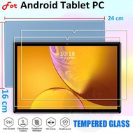 Fit For Android Tablet PC 10.1 10.4 10.8 10.9 11.0 11.6 inch Anti-Scratch Screen Protector Film 9H Tempered Glass HD Film Android 12 10 Universal (24cm*16cm)
