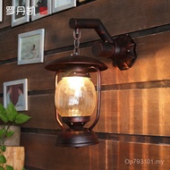 Cafe Balcony Wholesale American Country Iron Creative Antique Horse Lamp Wall Lamp Kerosene Lamp Att