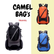 กระเป๋าเป้สะพายหลัง กระเป๋าเป้เดินทาง กระเป๋าสะพายหลัง กระเป๋าเป้ camel ความจุ 30 L มี 6 สี